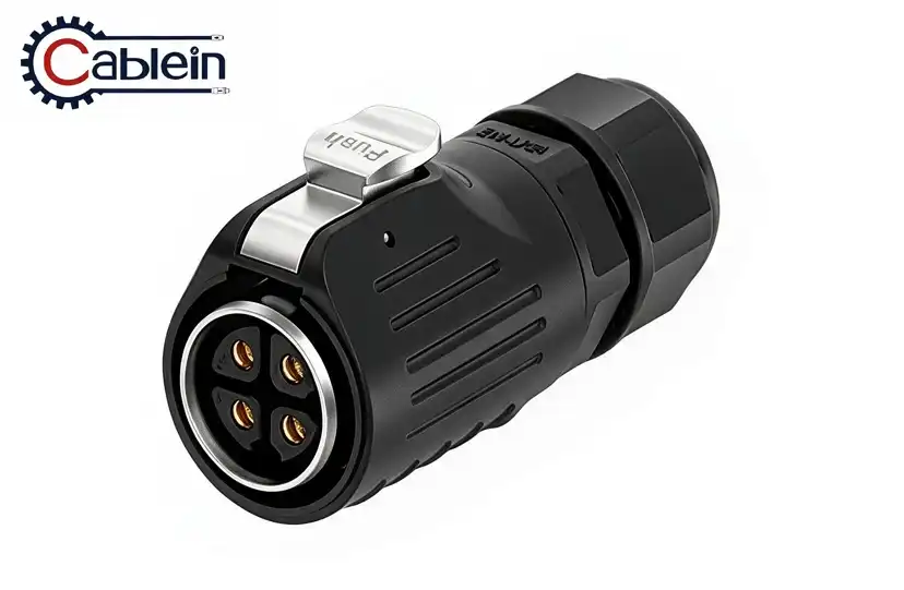 LP24 4-Pin Screw Lock Circular Connector
